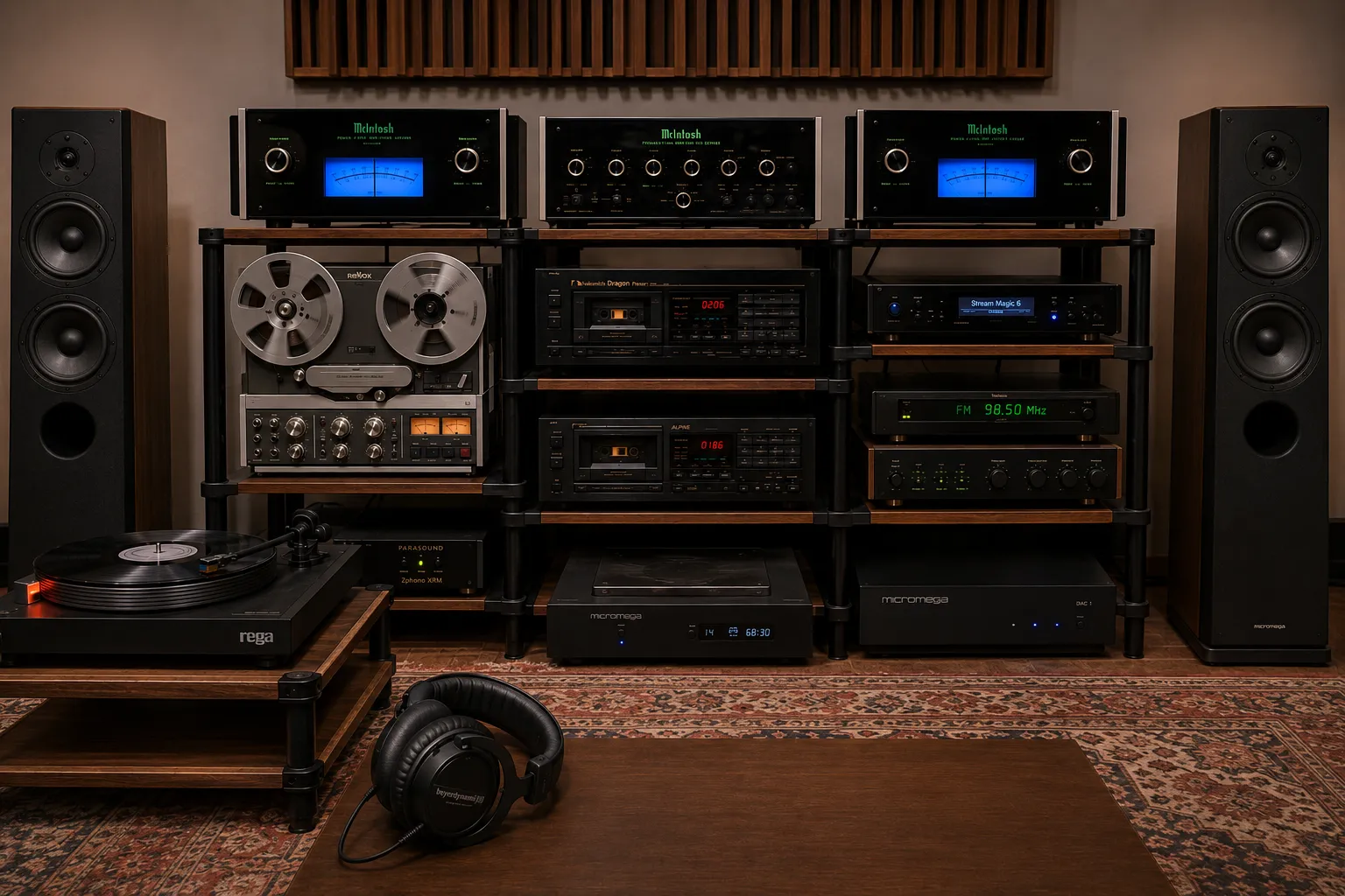 Réglages audio