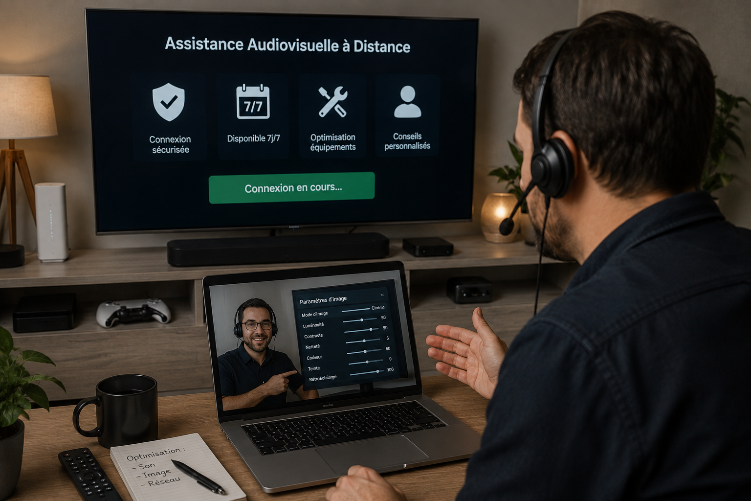 Assistance audiovisuelle