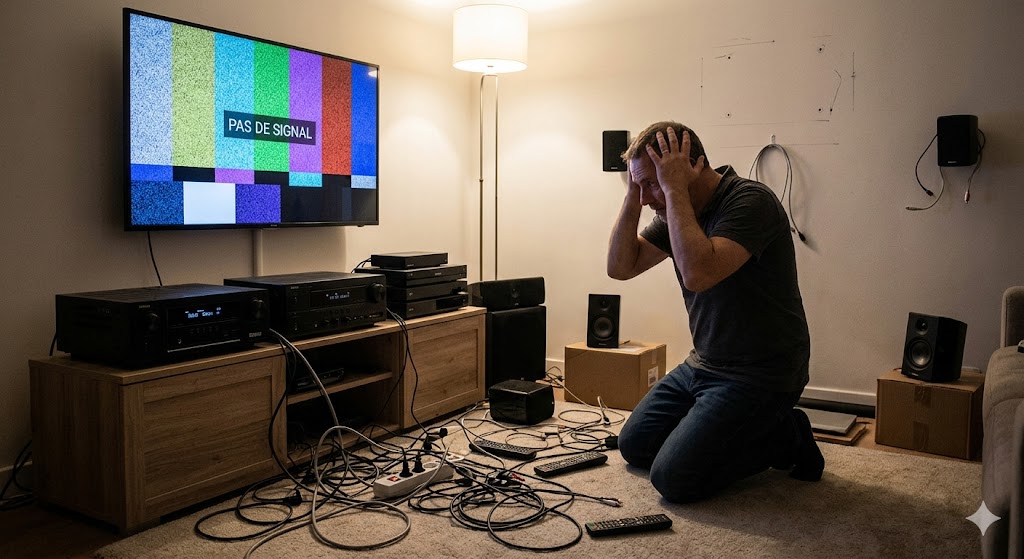 Installation audiovisuelle et réglage d’équipements
