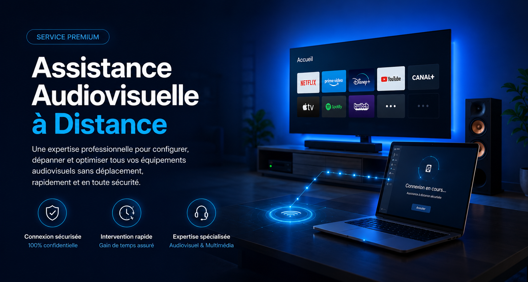 Installation audiovisuelle Solutech+