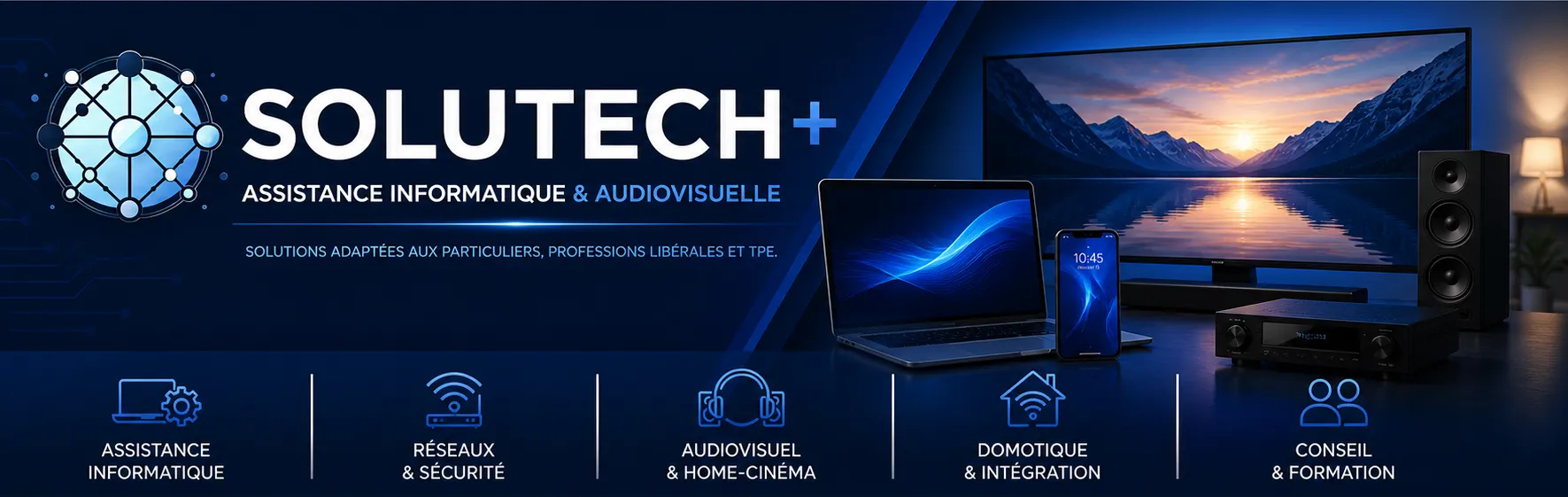 Assistance informatique Solutech+